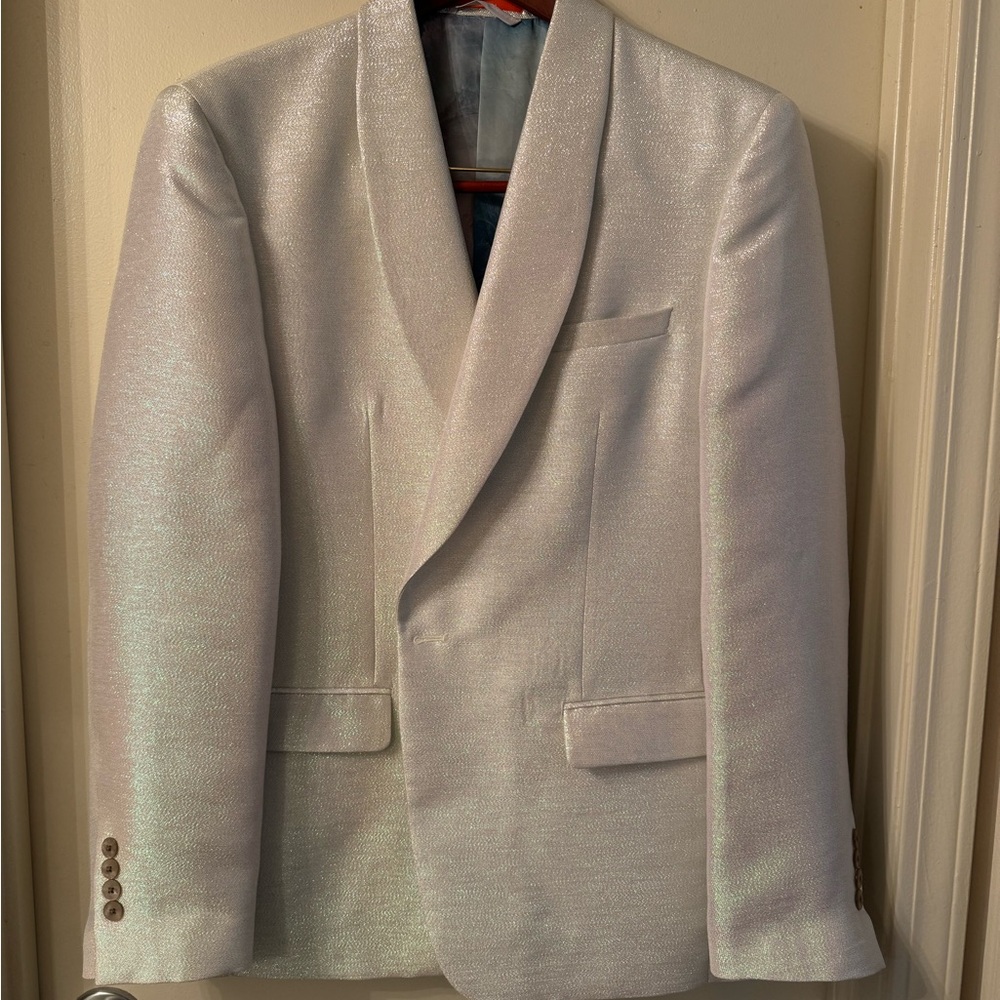Tallia Mens Iridescent Blazer - Picture 2 of 6